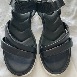 Franco Sarto black sandals